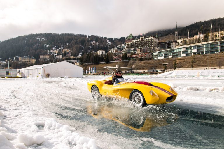 Race on the ice: The Little Car Company showcases its line-up of scaled, electrified icons at the International Concours of Elegance, St. Moritz