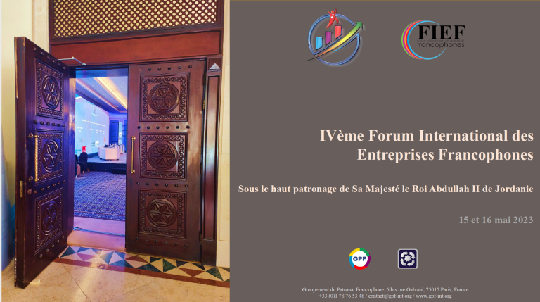 Motorsport Invest au IVème Forum International des Entreprises Francophones en Jordanie