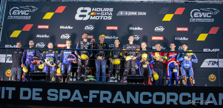 Le team HTC Racing, 2ème en catégorie Production aux 8 Heures de Spa-Francorchamps